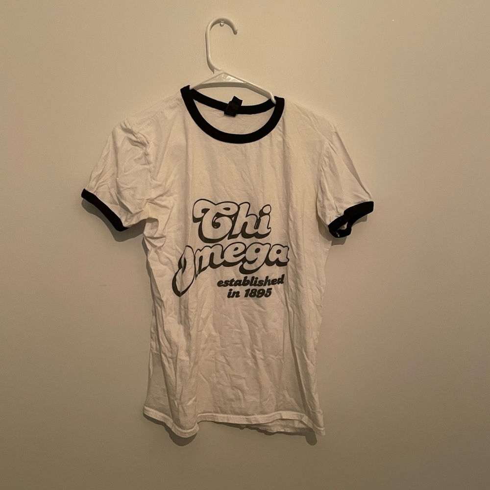 ❄️ CHI OMEGA WHITE TEE
